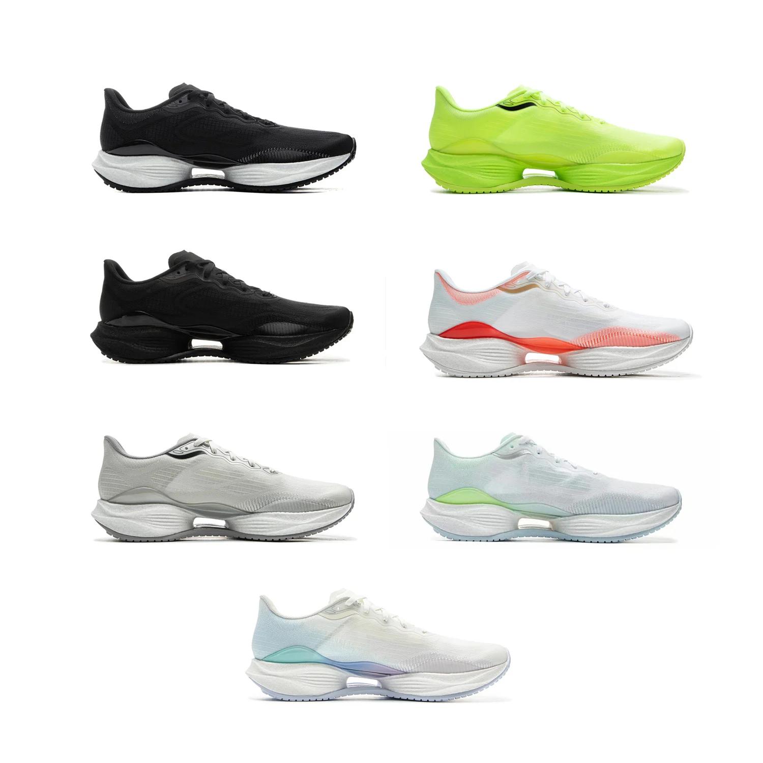 Li-Ning SUPER LIGHT 22 – chaussures de course légères pour hommes, coussin TEMPO BOUNSE, doublure en