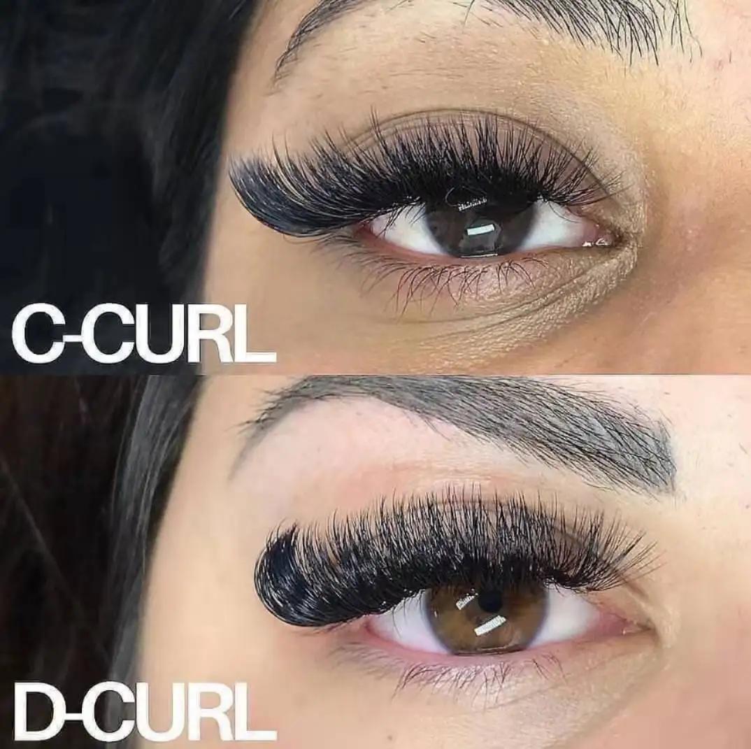 Extensions de cils individuels classiques Abonnie B/C/CC/D, cils volumineux et moelleux, toutes tail