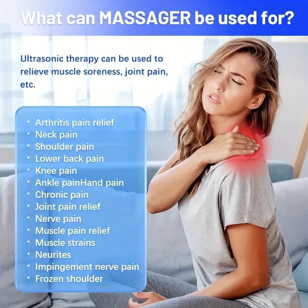 Ohio eur de cou aste avec télécommande, 8 modes, EMS, faible impulsion morte, instituts de relaxatio