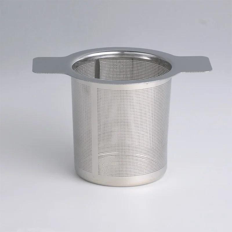 Infuseur à thé en maille réutilisable en acier inoxydable, passoire, filtre à feuilles, pièces de ta