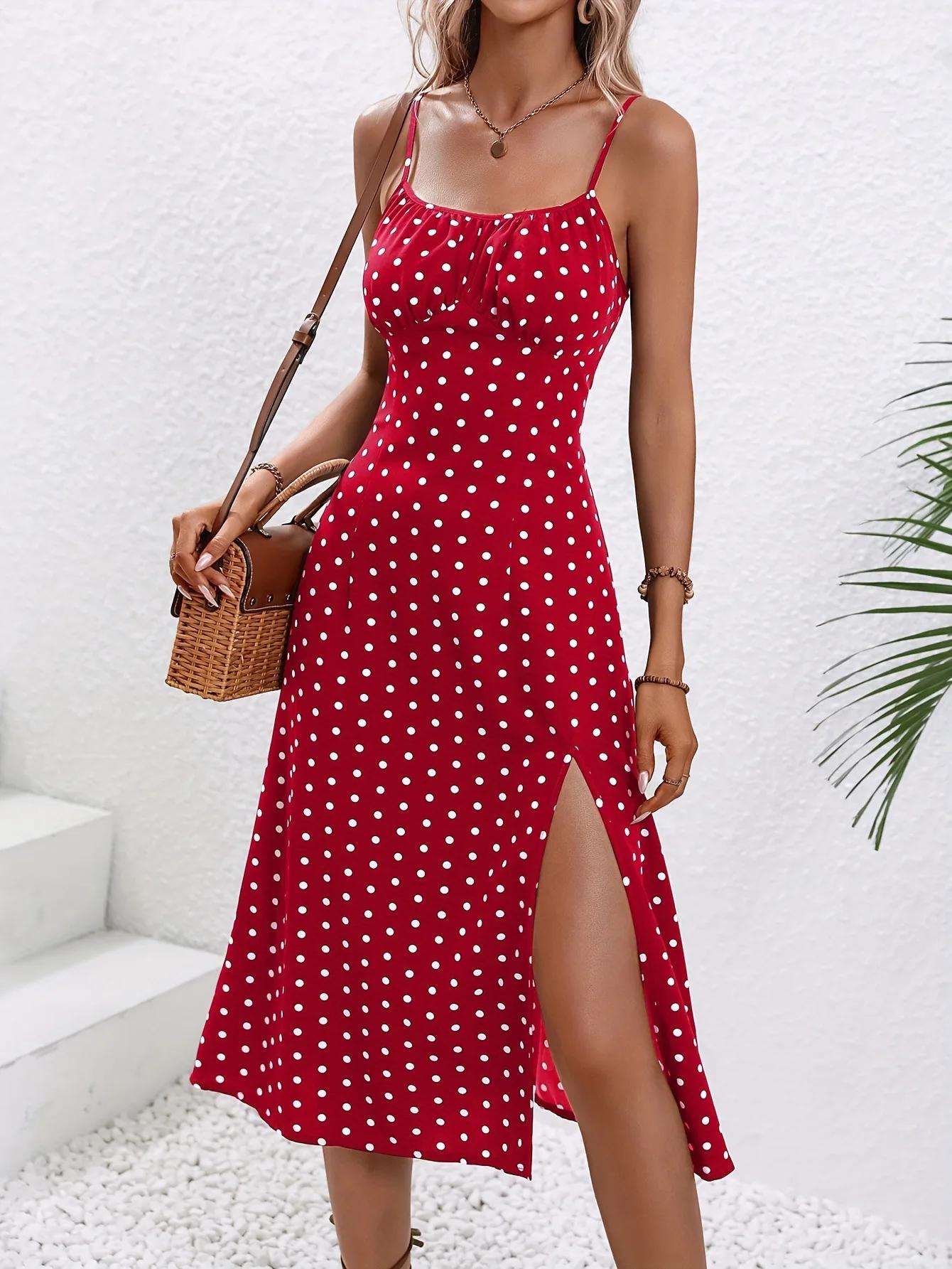 Robe de plage style Boho pour femmes, imprimé Floral, bretelles Spaghetti, imprimé, bretelles élégan