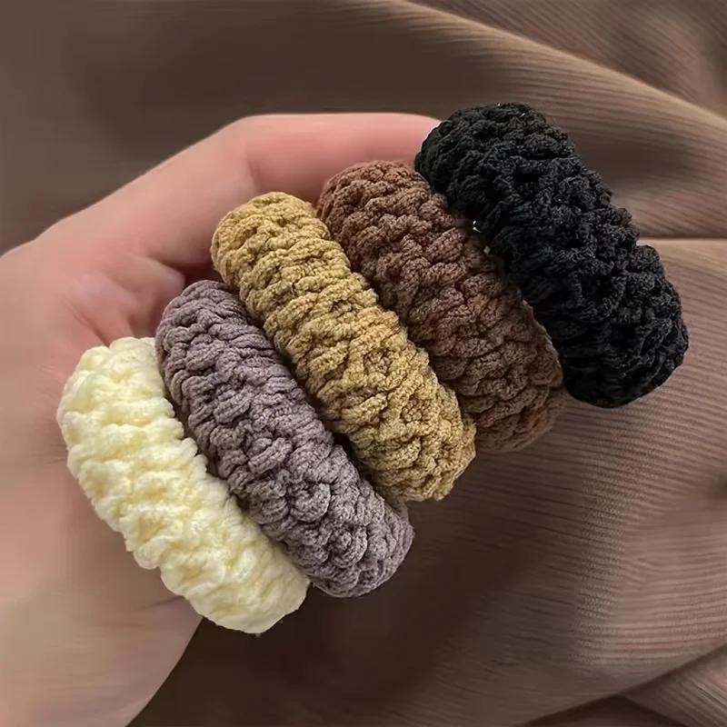 10 pièces d'attaches de cheveux larges et épaisses améliorées, à la mode pour queues de cheval et ch
