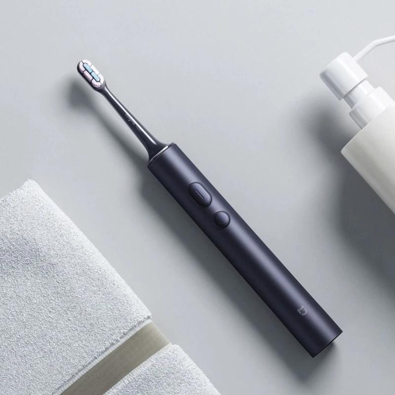 Brosse à dents électrique sonique Mijia T700 avec écran LED, étanche IPX7, poils ultra-denses et sou