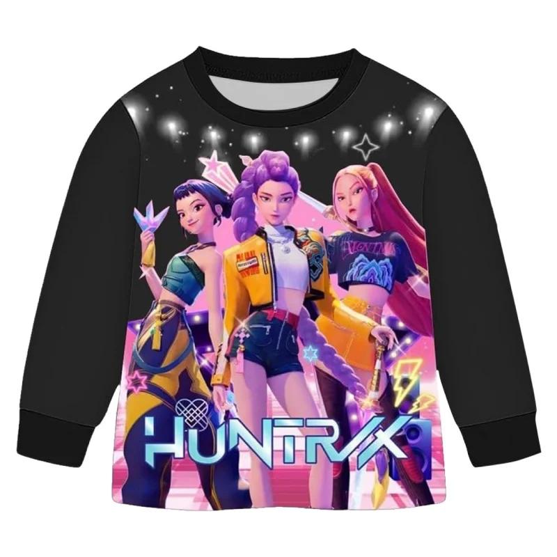 Nouveau dessin animé sorcière chasse escouade imprimer pyjama costume hauts + pantalons 2 pièces ens