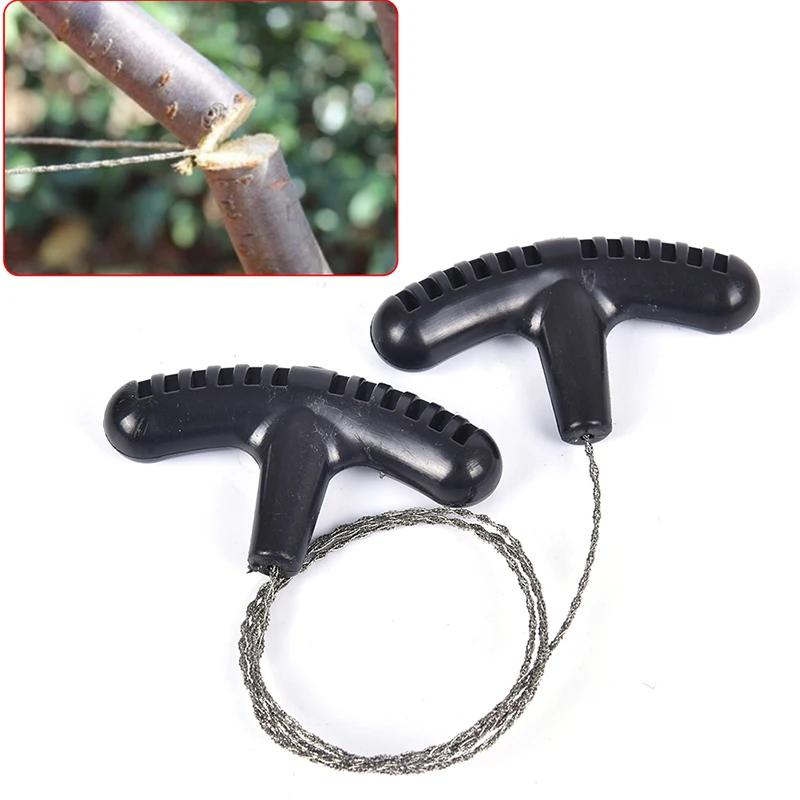 Outils de voyage manuels en acier, Camping en plein air randonnée corde scie à chaîne pratique Porta