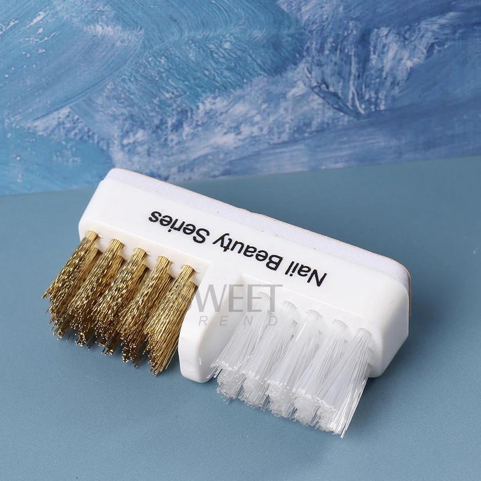 Tête de meulage électrique pour ongles, brosse de nettoyage, forets de manucure portables, nettoyant