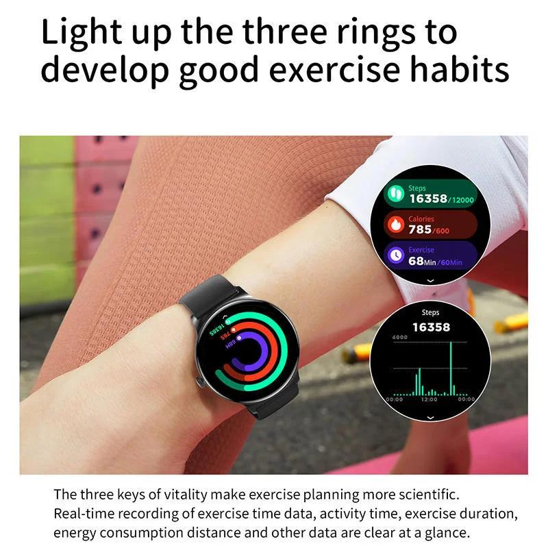 Montre connectée Ultra-mince et Durable pour femmes, écran Amoled de 1.43 pouces, appel sans fil, sp