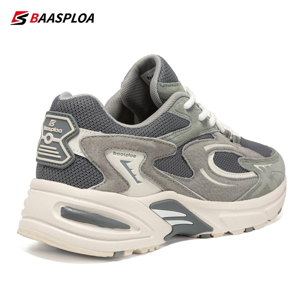Chaussures de course légères Baasploa pour hommes - Maille respirante pour sport et marche décontractée