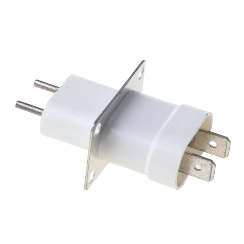 Convertisseur prise à 4 broches, four à micro-ondes électronique, Filament magnétron, blanc