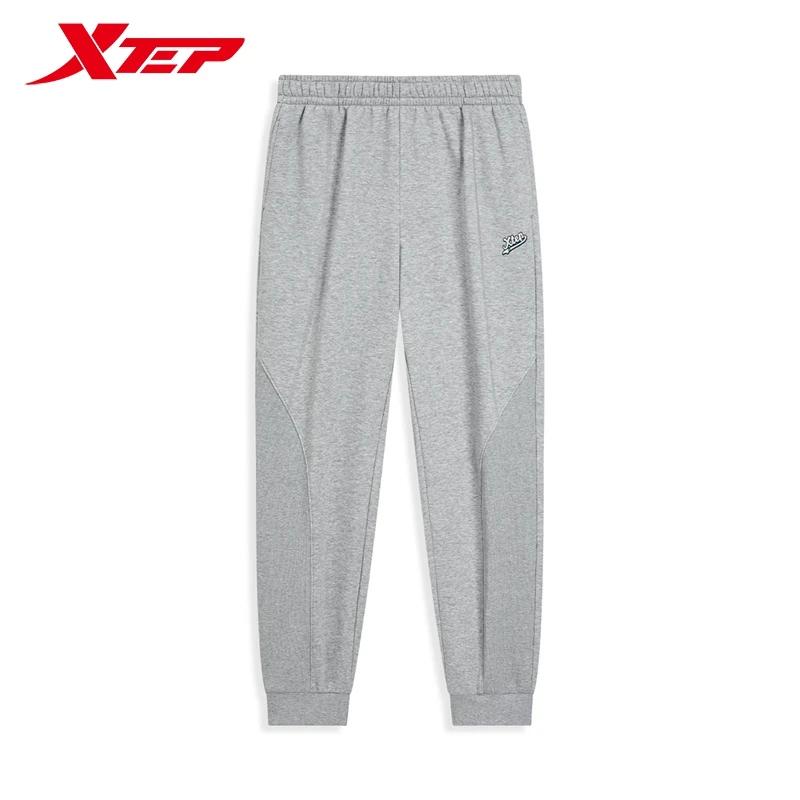 Pantalon Xtep tricot hiver doux respirant - Bas confortable mode rétro homme femme 876427630125
