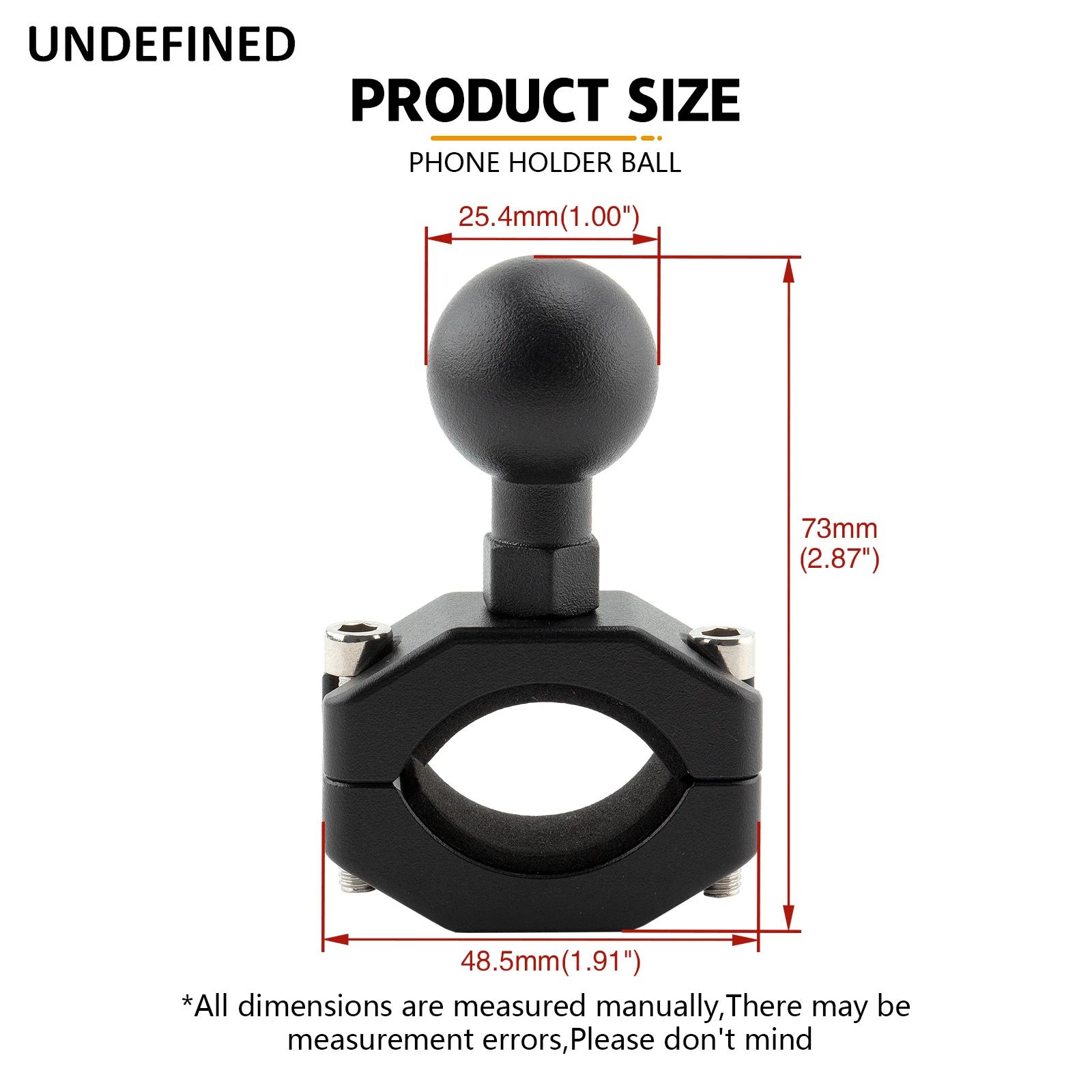 Adaptateur de montage de tête sphérique 1 pouce 25mm, Clip de guidon de moto et de vélo, support de 