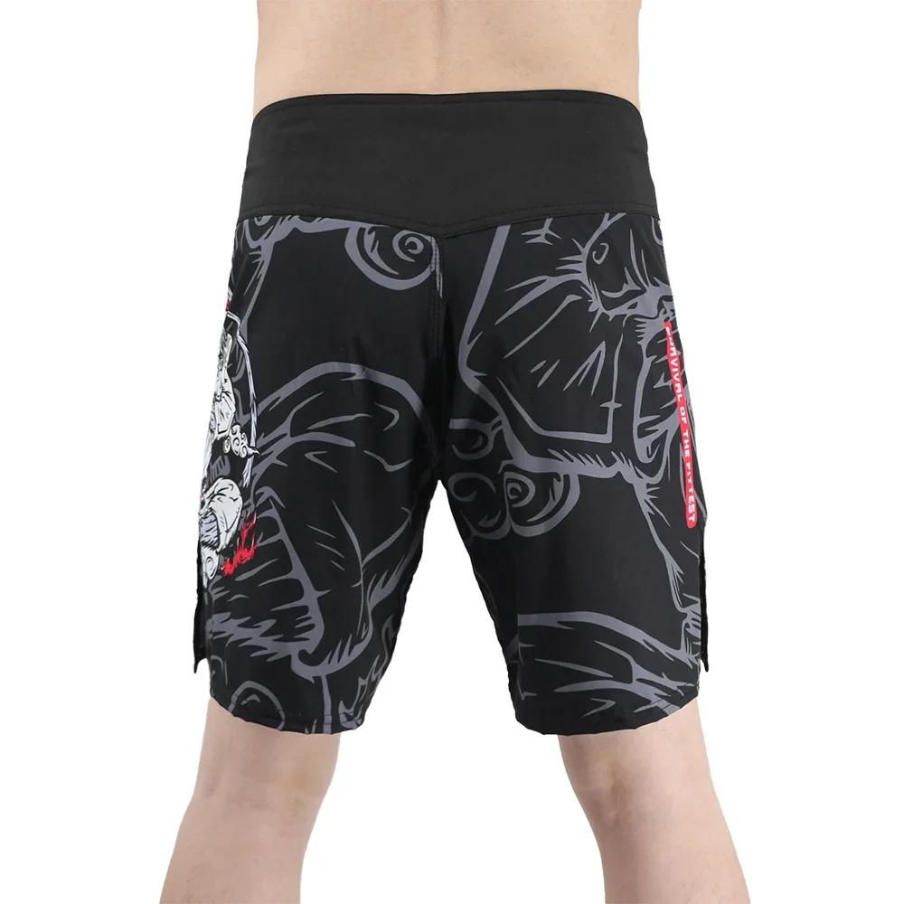MMA Jujitsu combat grappin hommes pantalons de boxe kickboxing MMA shorts courts tigre Muay Thai sho