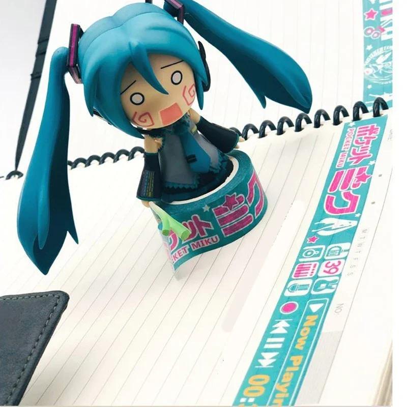 Hatsune Miku ruban dessin animé papier ruban étanche main grand livre décoration Acgn périphérie éco