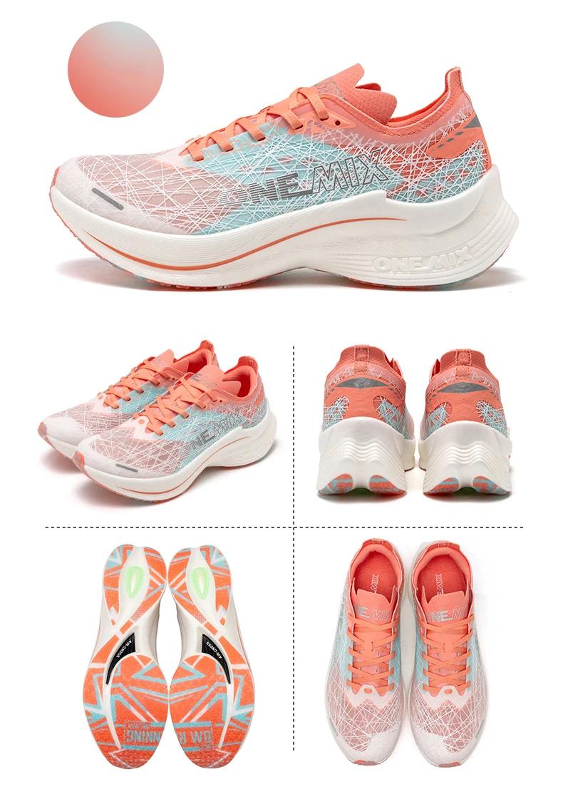 ONEMIX – chaussures de course à plaque de carbone pour hommes et femmes, baskets de sport ultra-légè