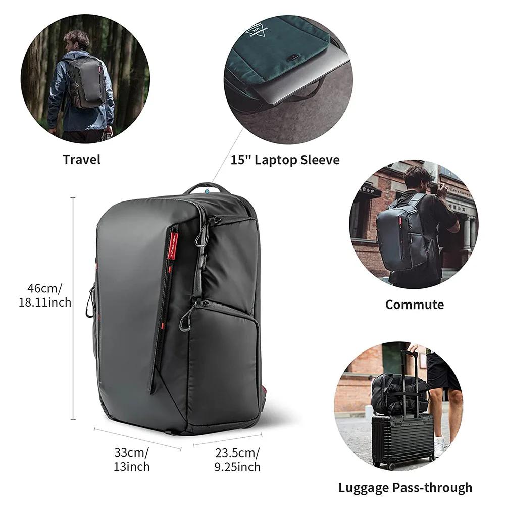 IcalYTECH-Sac à dos OneMo Lite pour appareil photo, 22L, DJI, Sony, IL, Nikon, OSMO, Action Pocket, 