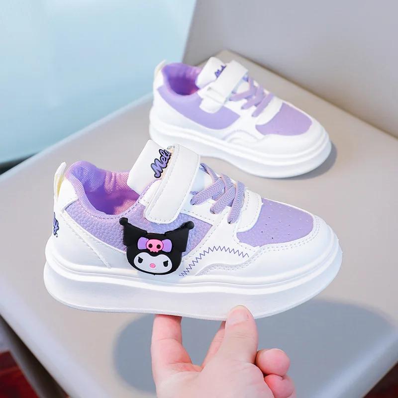 Sanrio kuromi – chaussures décontractées pour filles, chaussures de sport respirantes à semelle soup