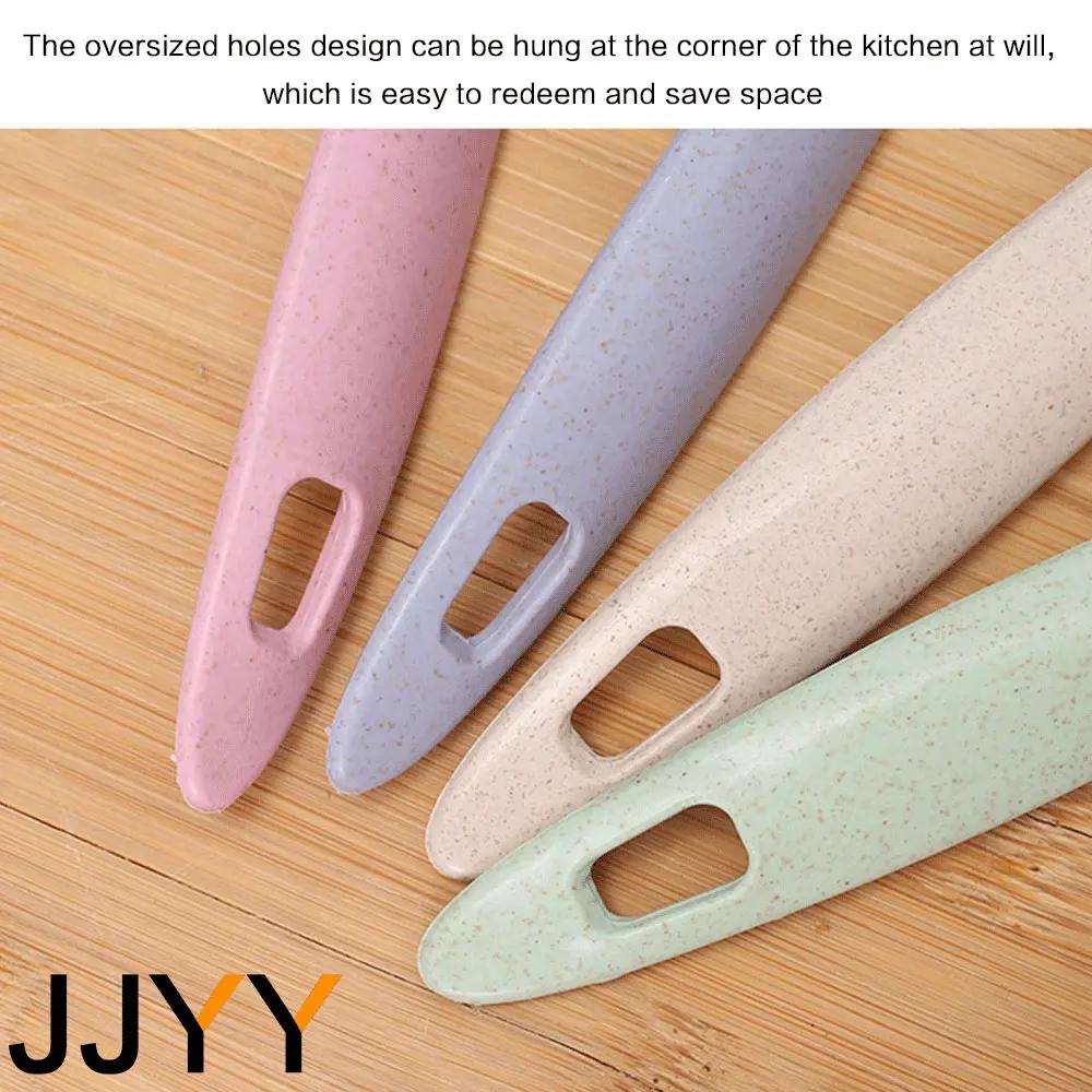 JJYY-Cuillère de cuisine 2 en 1 à long manche, passoire en plastique, filtre, ustensiles de cuisine