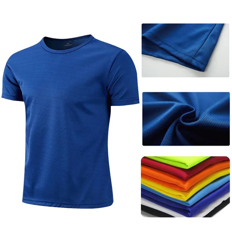 T-shirt sport manches courtes homme femme - Maillot gym fitness course respirant séchage rapide
