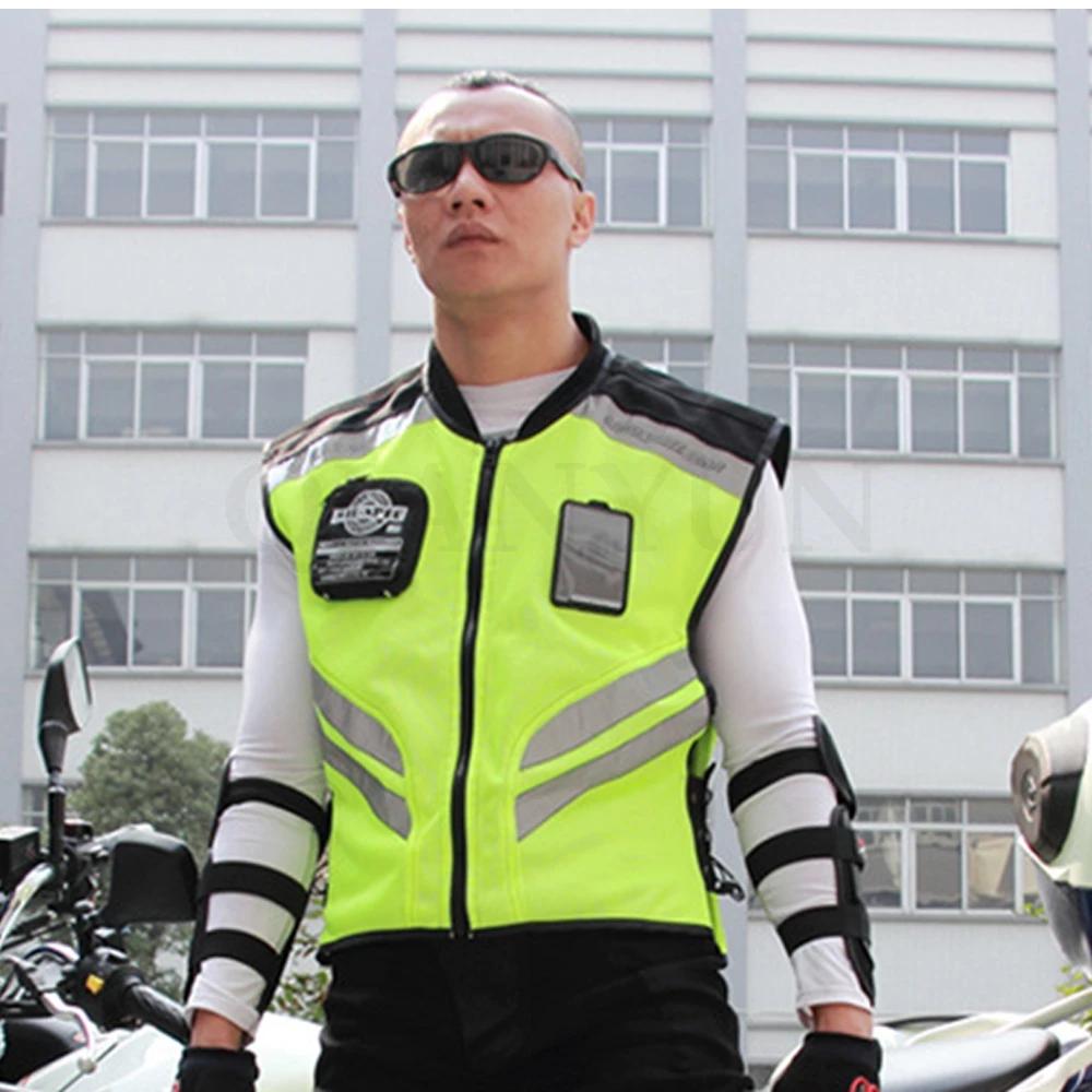 Veste réfléchissante pour Moto, gilet de sécurité pour Moto, vêtements d'avertissement, gilet haute 