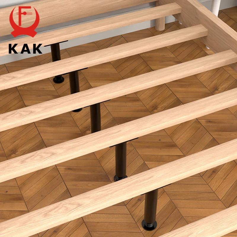 KAK pieds de meubles noirs, Support de poutre de lit réglable, pieds de Table de canapé, remplacemen