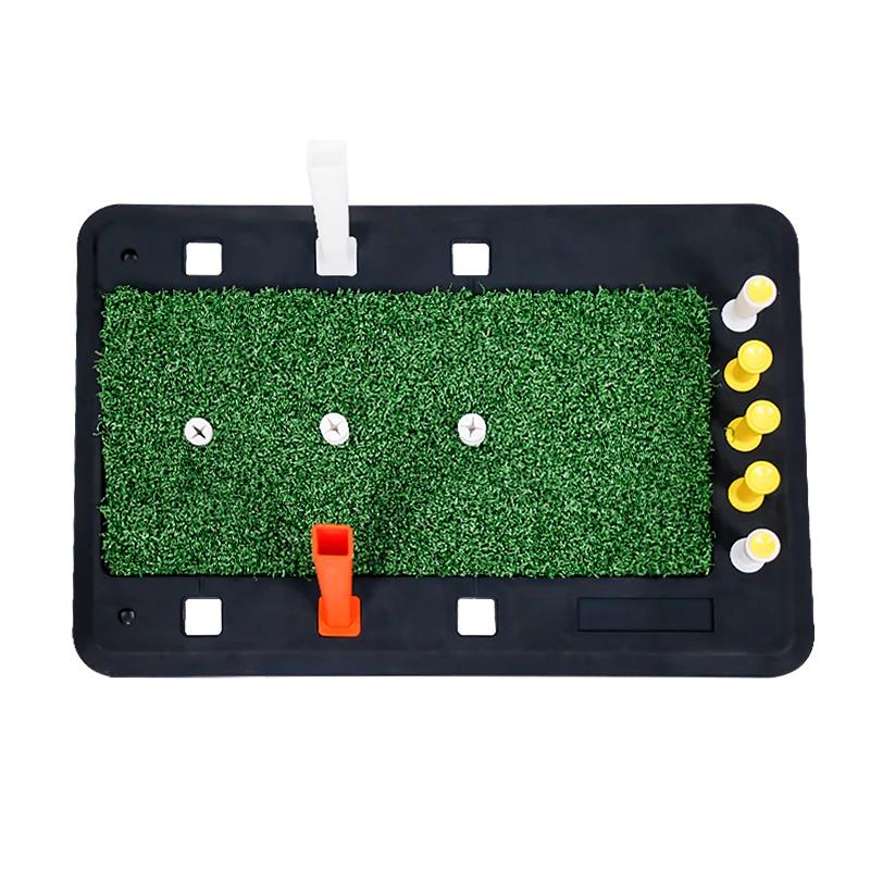 Tapis de frappe de Golf, pratique intérieure et extérieure pour le chemin de Swing, retour amélioré,