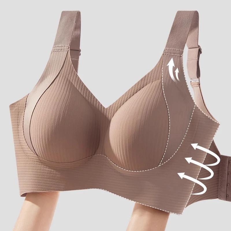 Soutien-gorge de sport réglable sans couture pour femmes, Anti-affaissement, Support latéral, entraî