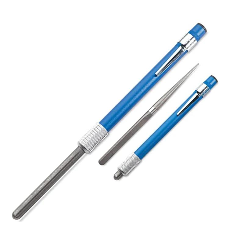 Pierre à aiguiser diamantée rétractable pour couteau, outil d'affûtage polyvalent, meule portable ex