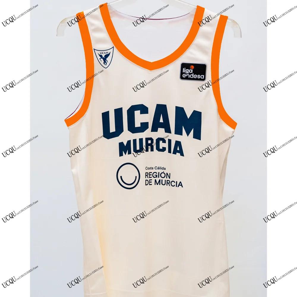 Espagne ACB 2025-26 nouveauté UCAM Murcia maillots de basket-ball 3D imprimé T-Shirts décontracté ma