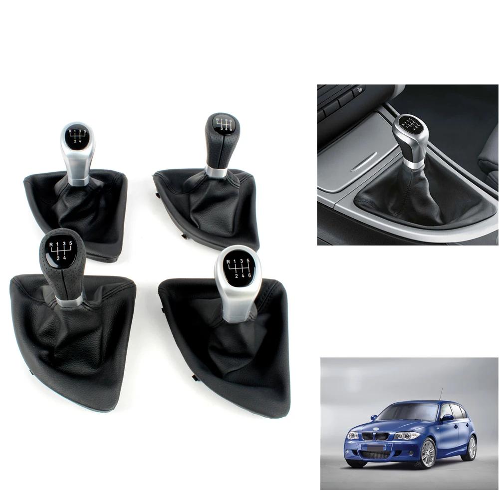 Pour BMW série 1 E81 E82 E87 E88 style de voiture 5/6 vitesses levier de vitesse pommeau de levier d
