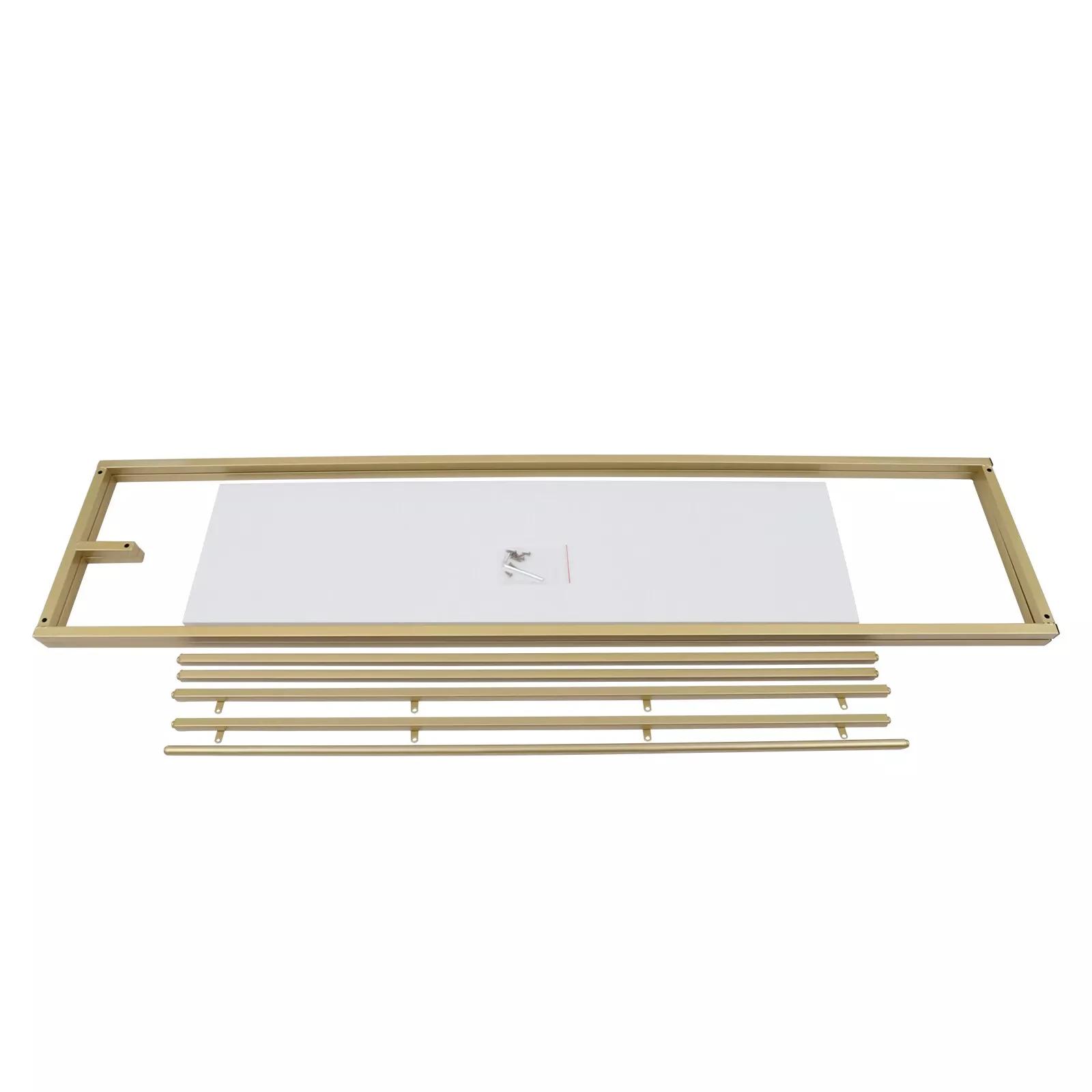 Présentoir à Vêtements au Sol T1-Or RapDuty, Placard à Vêtements T1 grill T1, Étagère de Rangement, 
