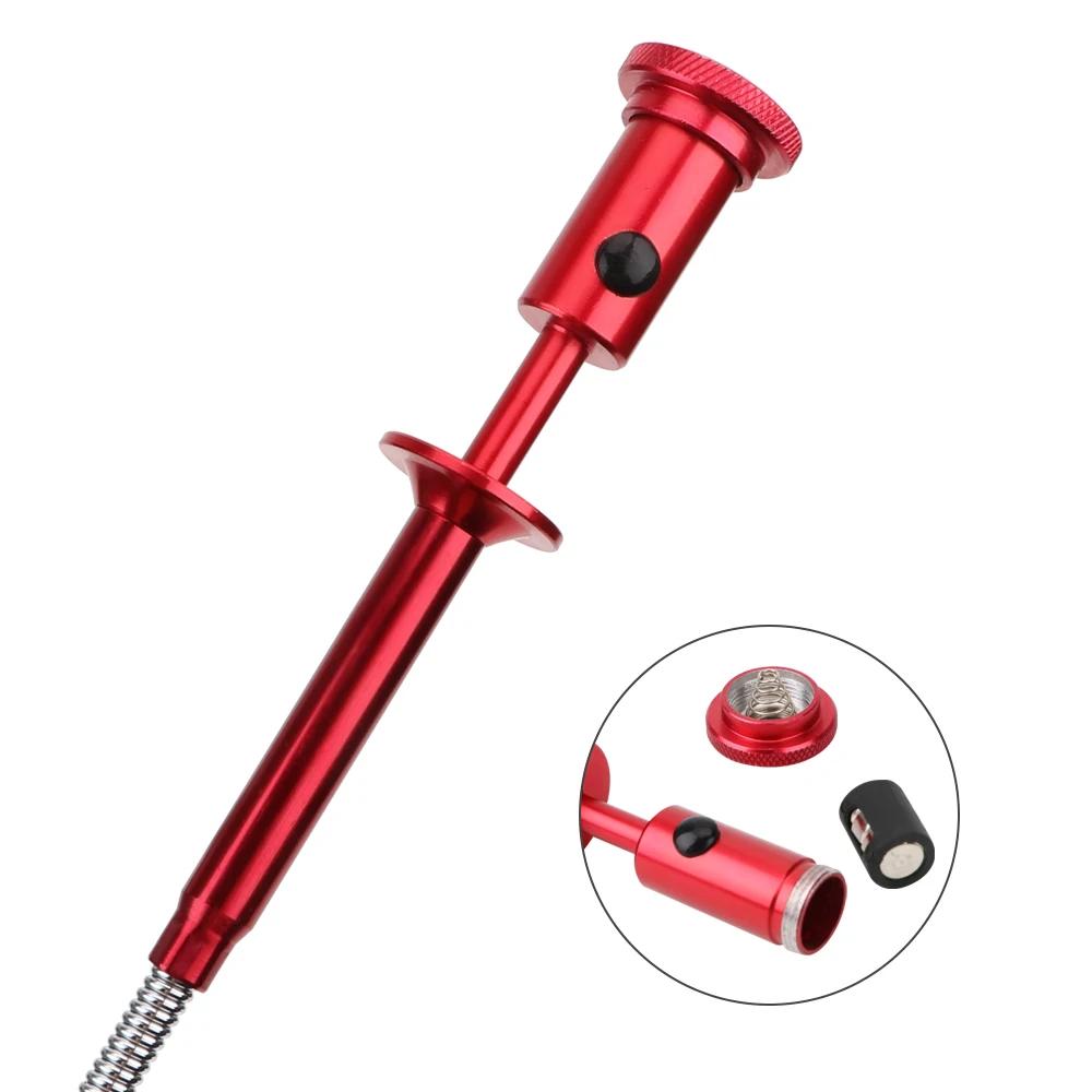Outil de ramassage Flexible, aimant magnétique à longue poignée à ressort + 4 griffes + lumière LED,
