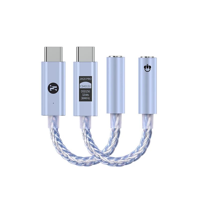 JCALLY JM20/JM20 MAX/JM20 PRO : adaptateur amplificateur pour casque haute performance CS43131 DAC, 