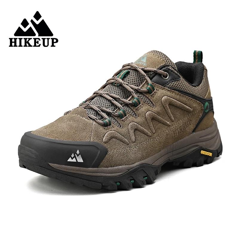 Bottes cuir imperméables homme HIKEUP - Chaussures décontractées luxe antidérapantes hiver