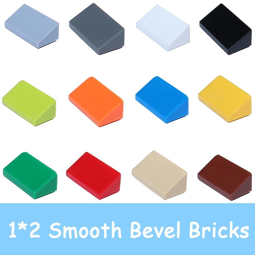 100 pièces MOC assembler des particules compatibles avec 85984 brique biseautée lisse 1x2 pente bric