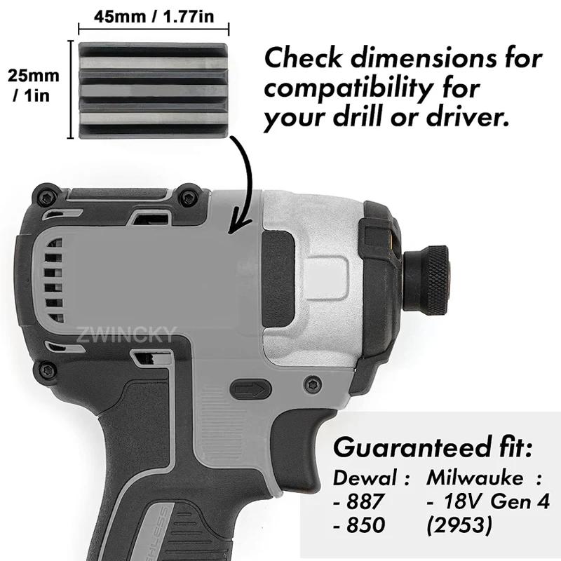 Support magnétique pour embouts de perceuse, pour visseuses à chocs Dewal/Milwaukee et perceuses éle