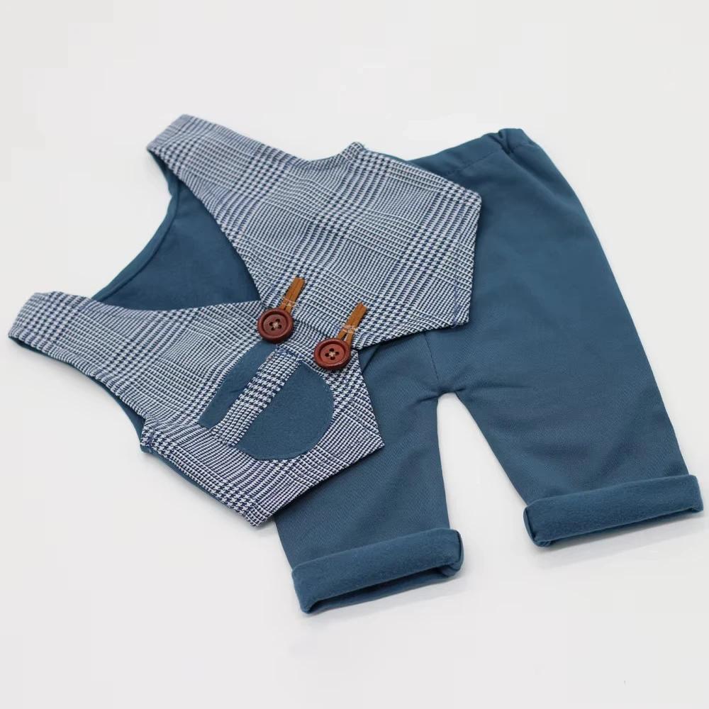 Accessoire de photographie pour nouveau-né, ensemble pantalon pour bébé garçon, Costume de séance Ph