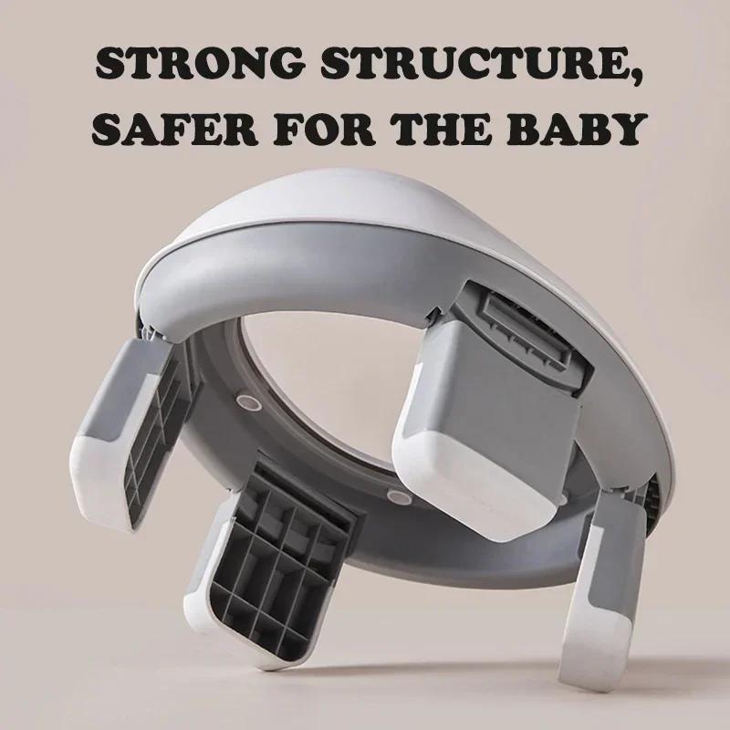 New 3-in-1 Travel Potty Portable Kids Potty Folding Safe Silicone Baby Potty Training Seat Family Ou