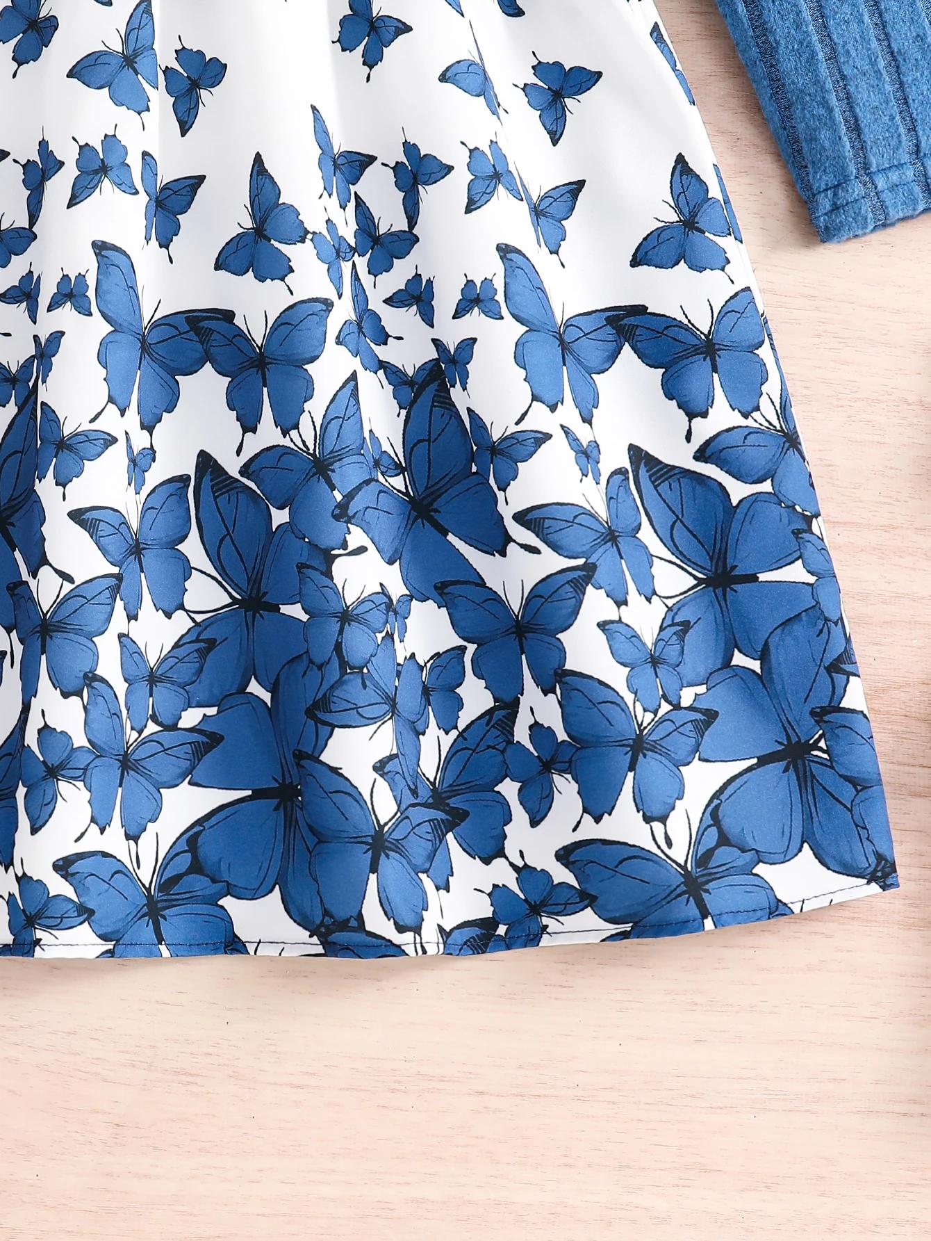 Robe en tricot décontractée pour filles de 8 à 12 ans, style printemps-automne, avec col rond, desig