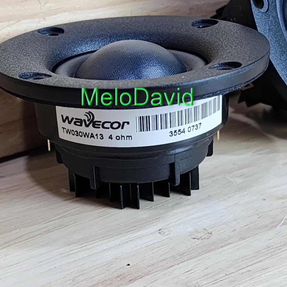 Paire de 2 tweeters en néodyme Wavecor TW030WA13 Hiend à dôme en soie de 30 mm, 4 ohms, 100 W