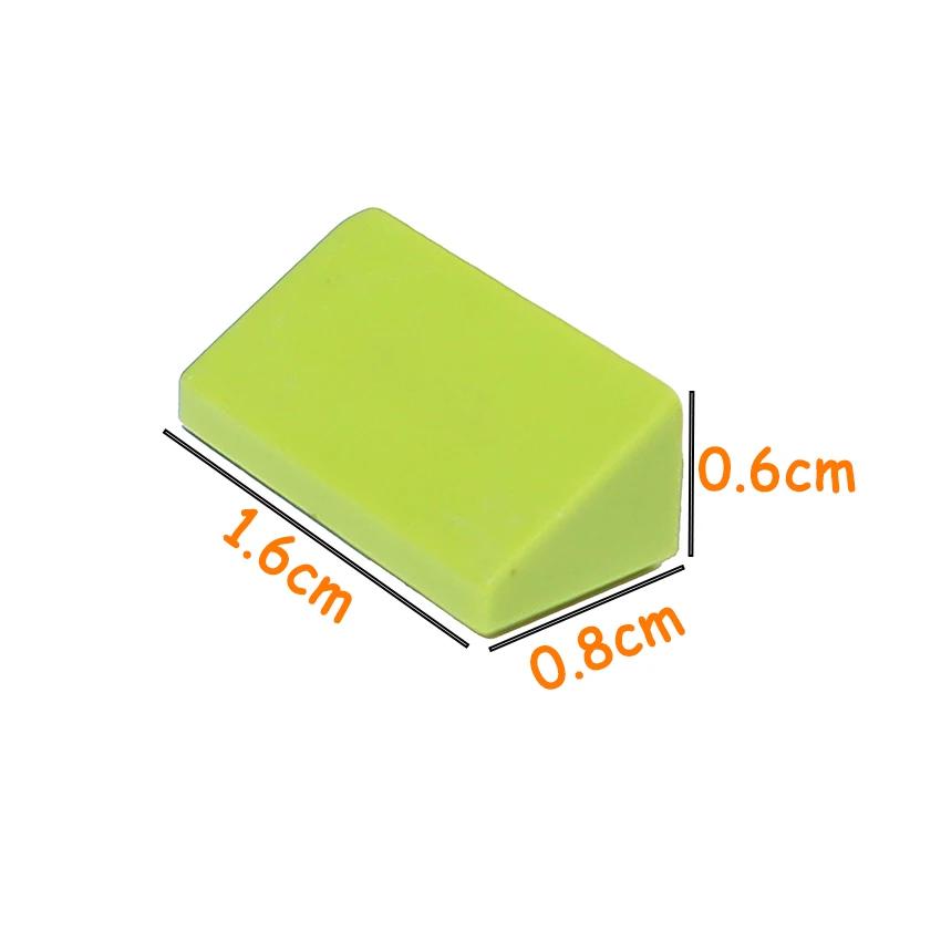 100 pièces MOC assembler des particules compatibles avec 85984 brique biseautée lisse 1x2 pente bric