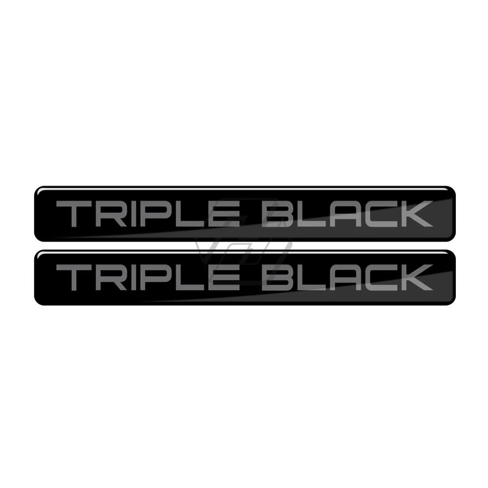 Autocollant noir triple résine 3D, décalcomanies pour BMW Hurrad F700GS F800GS Fenecute GS F850GS Ru