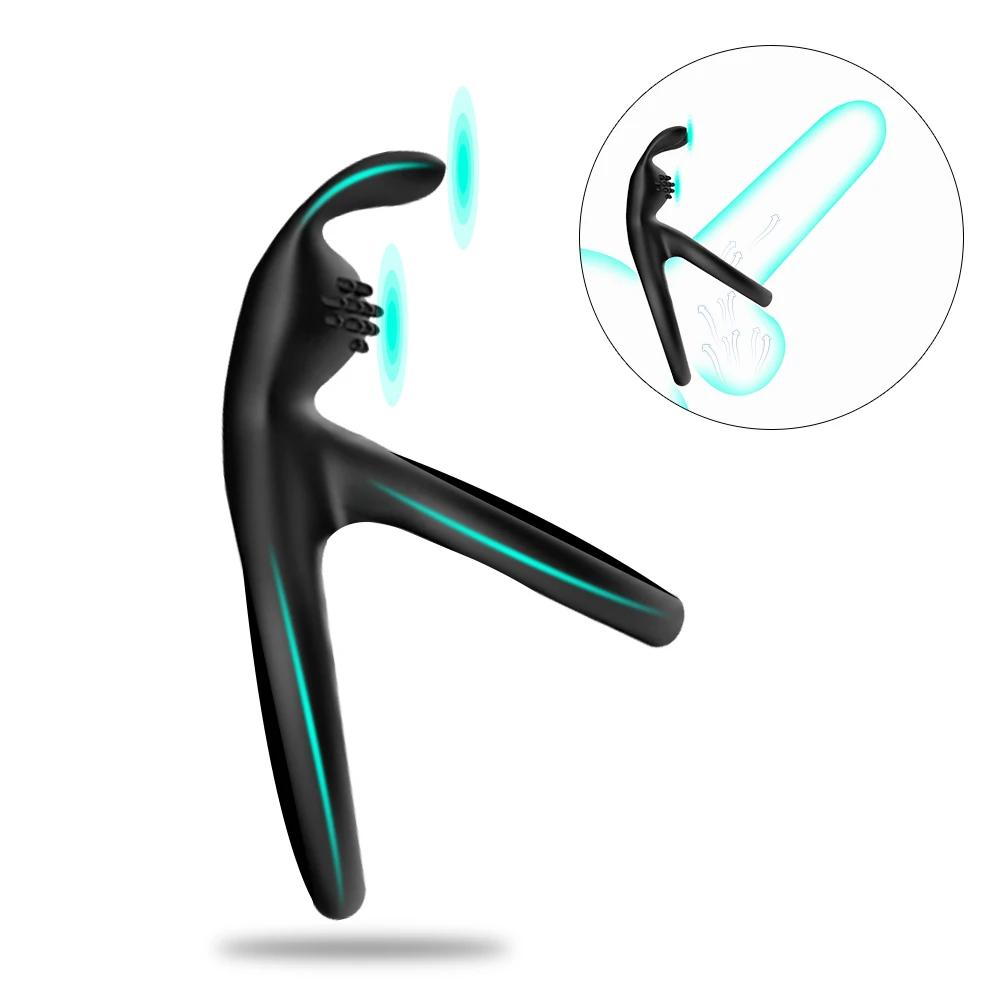 Anneau pénien en silicone pour couples adultes, anneaux de pénis, éjaculation retardée, mâle, mastja