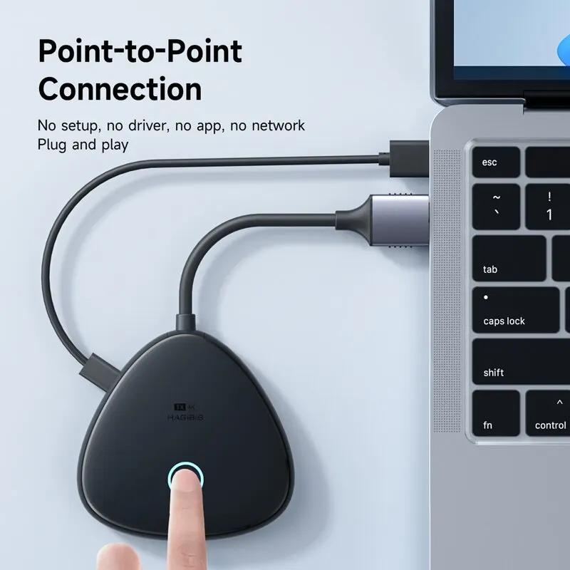 Hagibis 4K HDMI Sans Fil Émetteur et Récepteur Kit HDMI Extender pour Moniteur Projecteur HDTV pour 