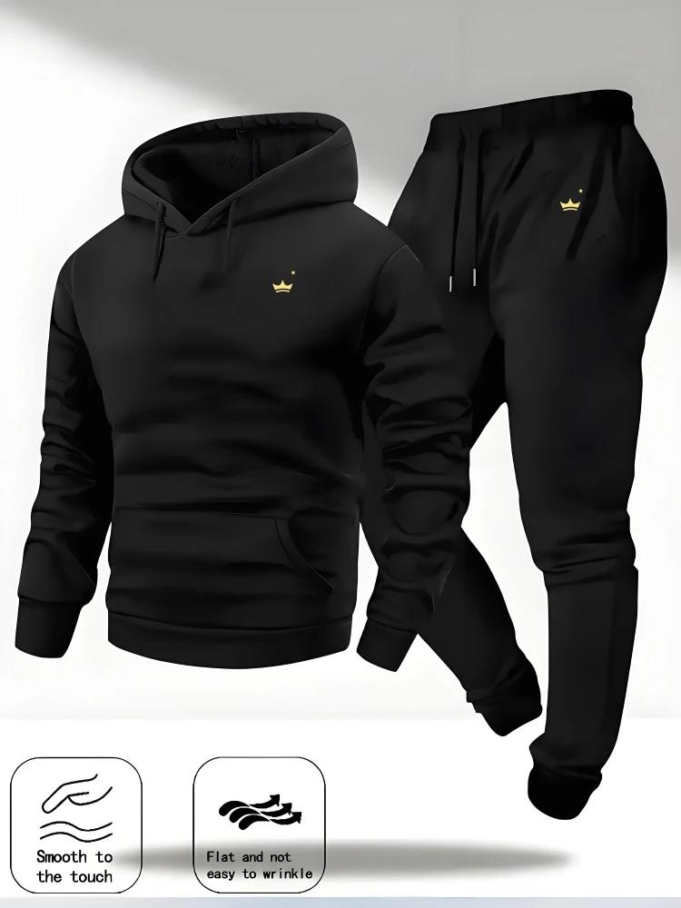 2025 couronne Logo imprimé automne/hiver mode nouveaux vêtements de sport à capuche mode extérieure 
