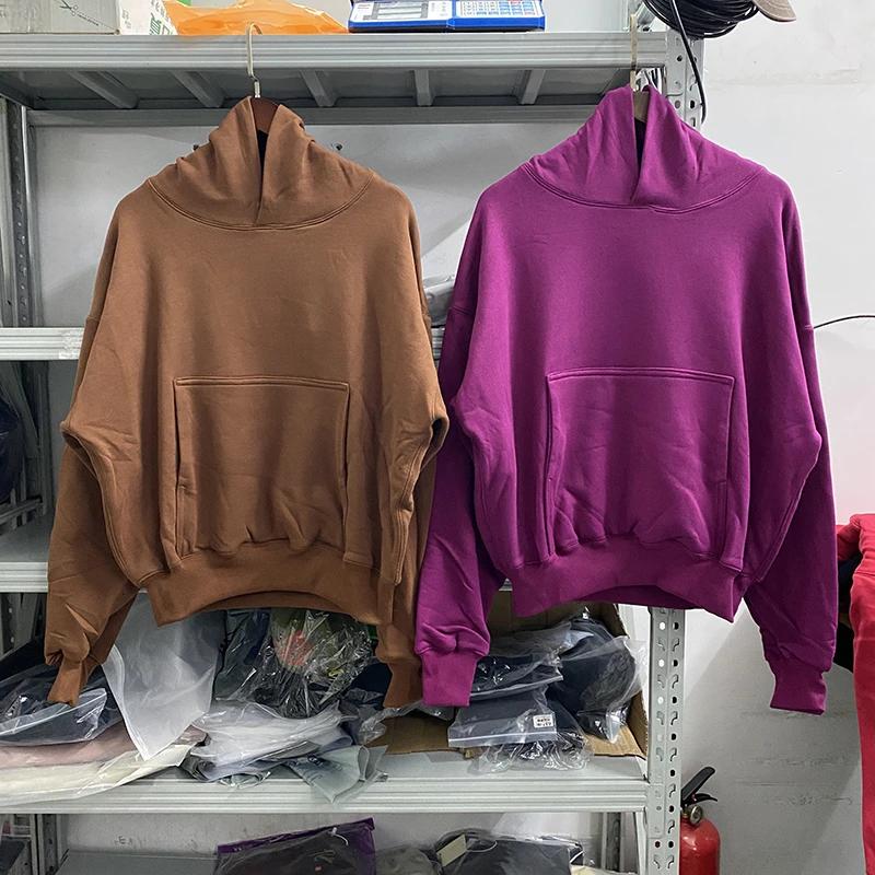 RapFabric Kanye West-Sweat à capuche double couche surdimensionné pour hommes et femmes, pulls décon