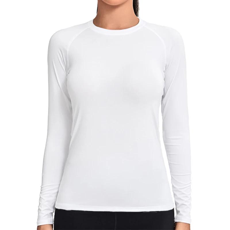 Chemise de Compression à imprimé graphique pour femmes, T-Shirts à séchage rapide, pour gymnastique,