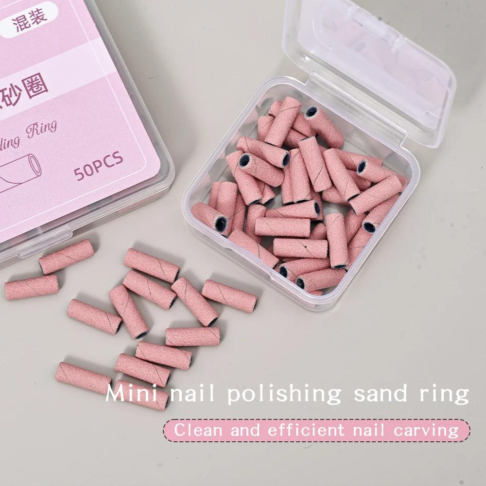 Bandes de ponçage des ongles sans couture améliorées, grain 180/240, anneaux de ponçage efficaces sa