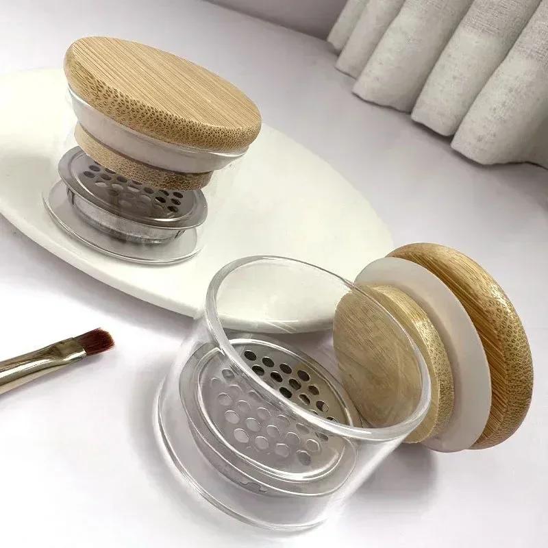 Gobelet à stylo de lavage pour ongles avec couvercle et filtre à mailles, outil de lavage de brosses