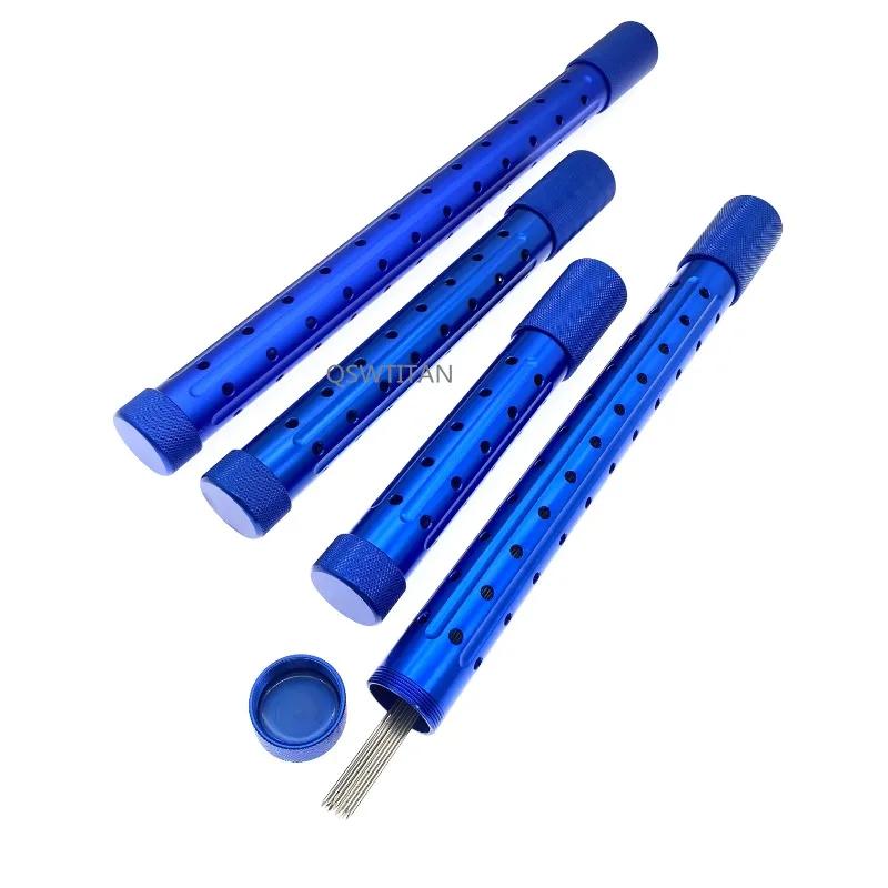 Alliage d'aluminium Kirschner fil Dirll Bits Tube de stérilisation Kirschner boîte de stérilisation 