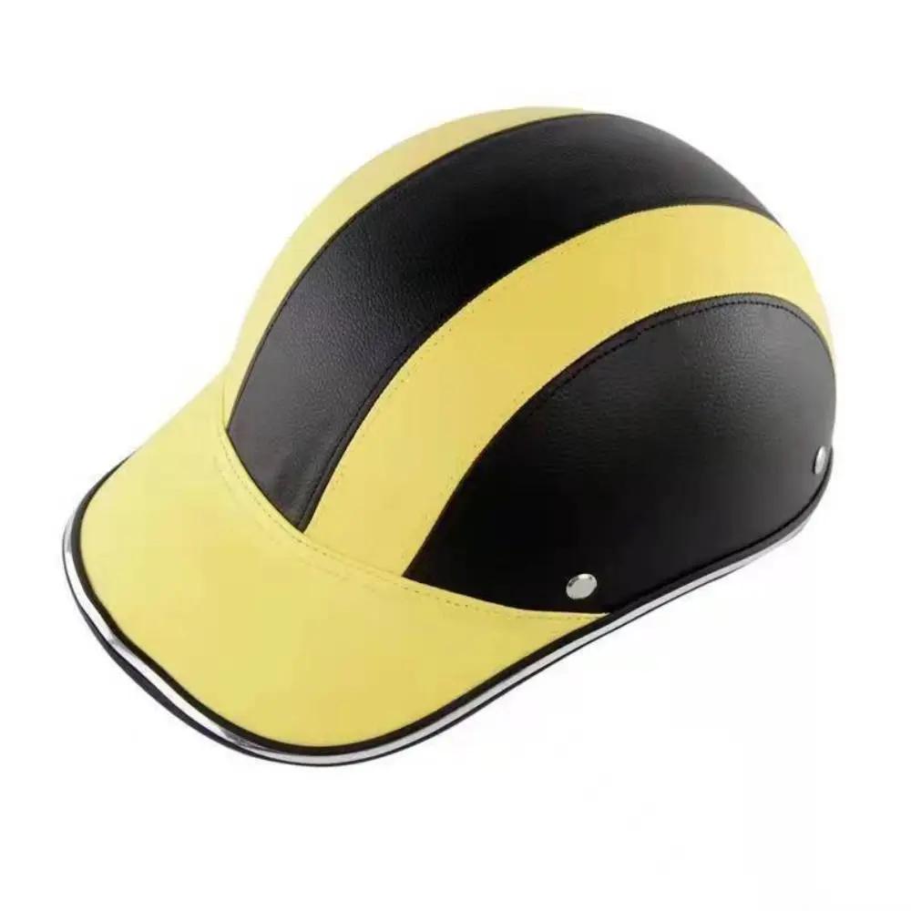 Casque de vélo de style casquette de baseball, casque de cyclisme rigide de sécurité, demi-casque de